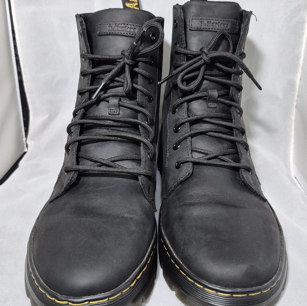 DR.MARTENS COMBS Leather Casual Boots 8 Eyelet Men's Size 13 - Picture 5 of 13